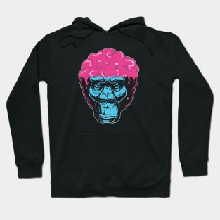 Brain Monkey Chimpanse Hoodie